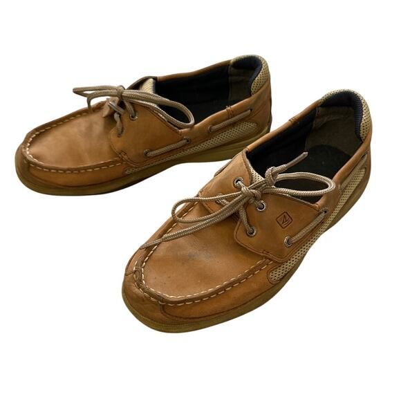 Sperry Top Sider Other - Sperry Lanyard YB46122A Boat Shoe, Leather Big Boy's Size 5 M